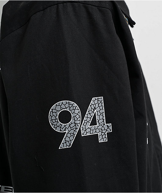 HUF x GReddy Formula Black Work Jacket