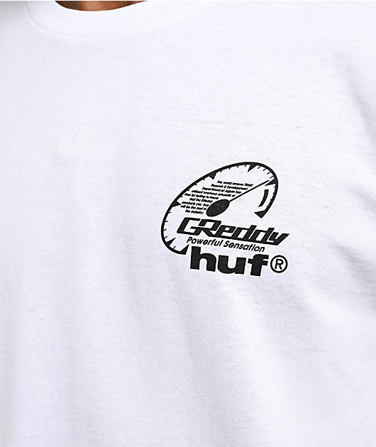 HUF x GReddy Heritage White T Shirt