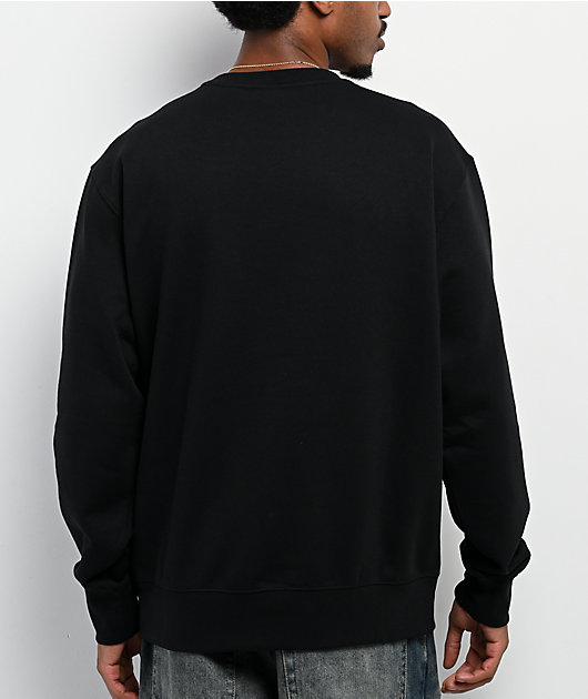 HUF x GReddy Showcase Black Crewneck Sweatshirt