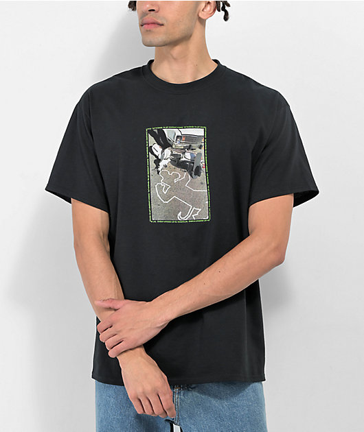 HUF x Girl Crash Black T-Shirt | Zumiez