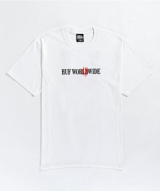 HUF x Godzilla Classic H White T-Shirt