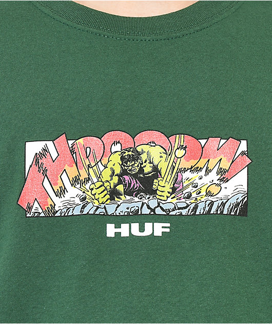HUF x Hulk Rage Forest Green T-Shirt