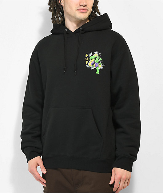 HUF x Hulk TT Black Hoodie | Zumiez