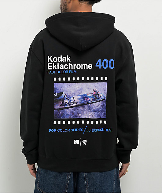 HUF KODAK INVENTION P/O HOODIE BLACK サイズL HUF x Kodak Invention Black Hoodie | Zumiez