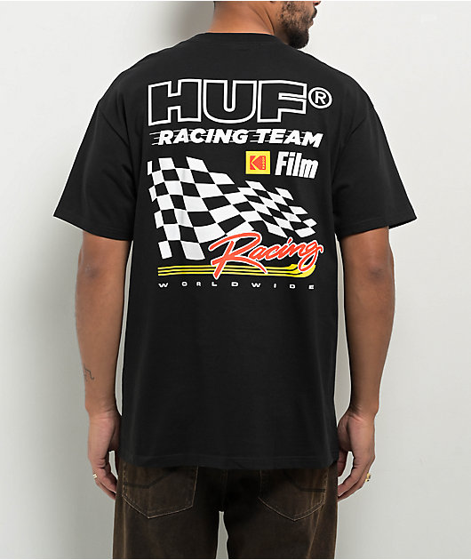 【HUF】HUF X KODAK PHOTO FINISH TEE / Tシャツ HUF x Kodak Racing Photo Finish Black T-Shirt | Zumiez