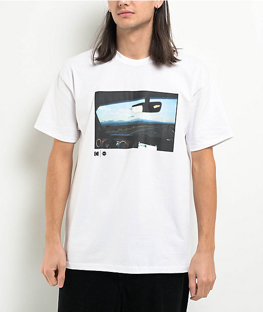 HUF x Kodak Rear View White T-Shirt | Zumiez
