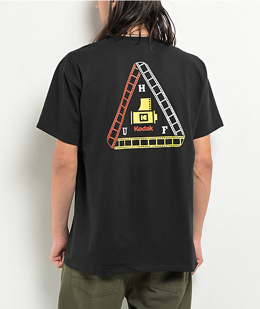 HUF x Kodak Triple Film Black T-Shirt | Zumiez