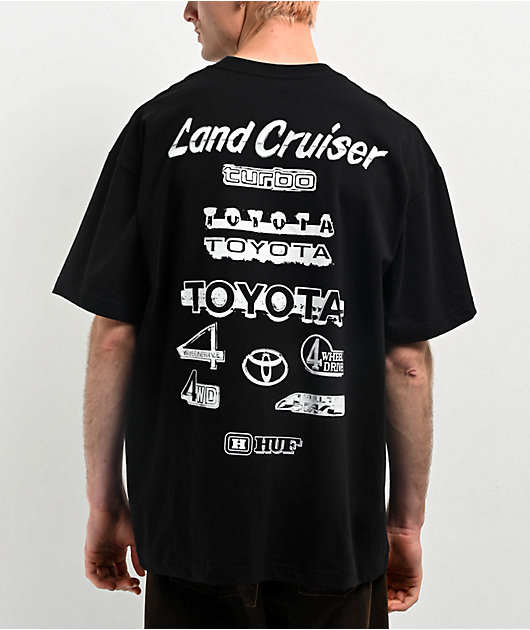 HUF x Land Cruiser Rosetta Black T-Shirt | Zumiez