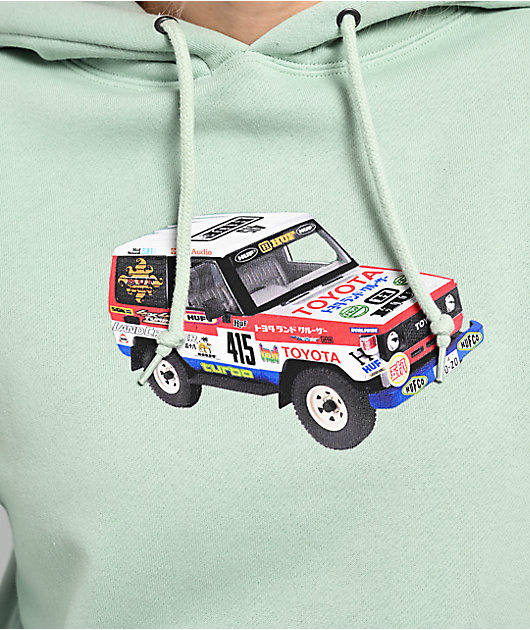 関税込み♪【HUF】x Toyota Sahara Rally★ロゴ パーカー SAHARA-RALLY-P-O-