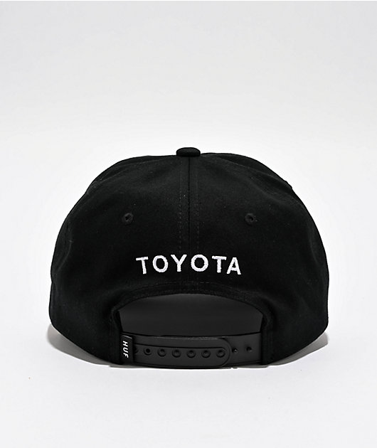 HUF x Land Cruiser Toyota Parts & Service Black Snapback Hat
