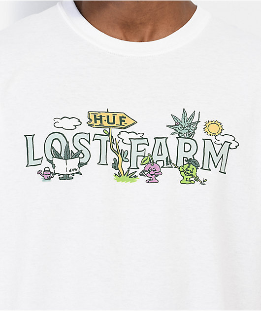 HUF x Lost Farm White T-Shirt