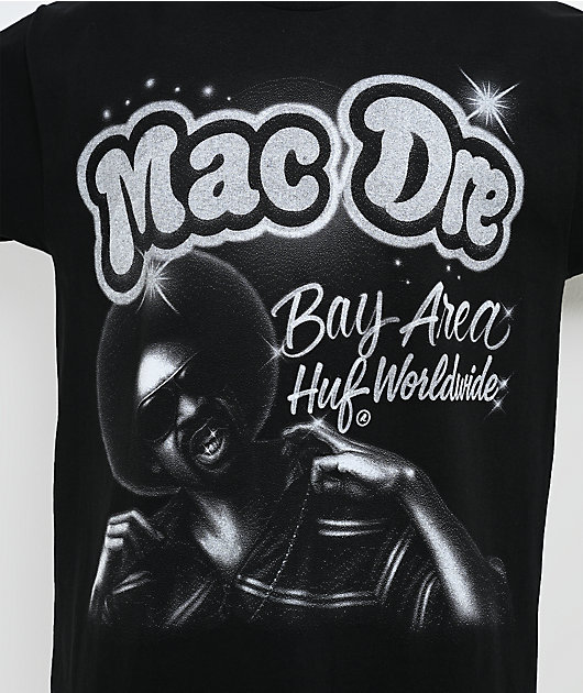 HUF x Mac Dre Airbrush Black T-Shirt