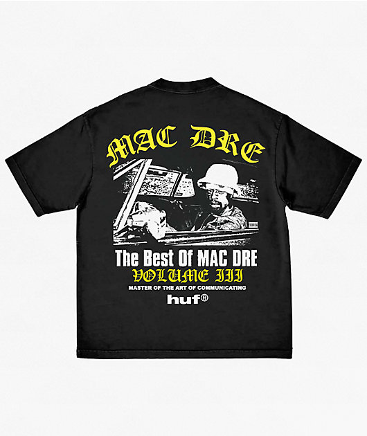 HUF x Mac Dre Best Of Black T-Shirt
