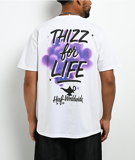 HUF x Mac Dre Thizz For Life White T-Shirt