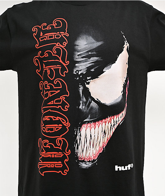 HUF x Marvel Spider-Man Sinister Black T-Shirt