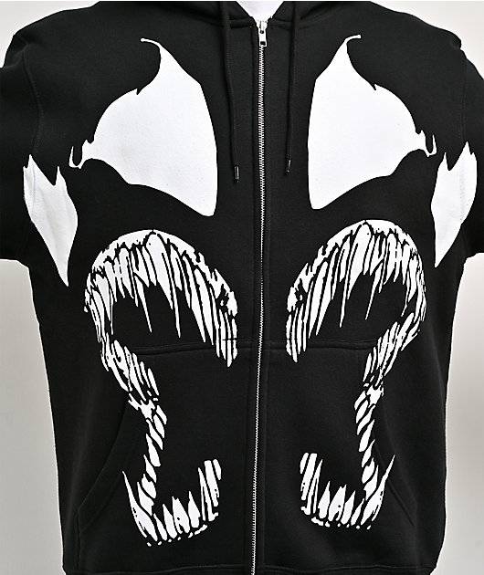 HUF x Marvel Spider-Man Symbiosis Black Zip Hoodie