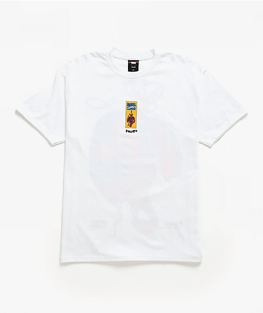 HUF x Marvel Spider-Man Upside Down White T-Shirt
