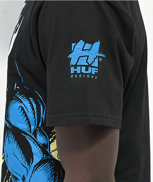 HUF x Marvel Venom camiseta negra