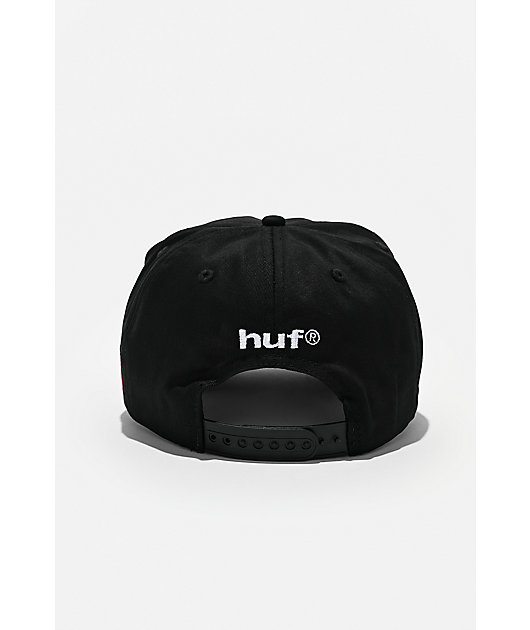 HUF x Metal Gear Solid Black Snapback Hat