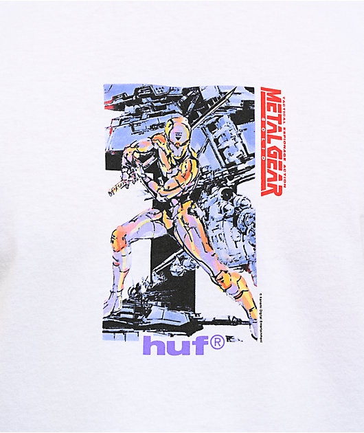 HUF x Metal Gear Solid Gray Fox White T-Shirt | Zumiez