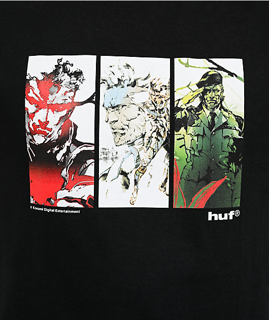 HUF x Metal Gear Solid Legacy Black T-Shirt | Zumiez
