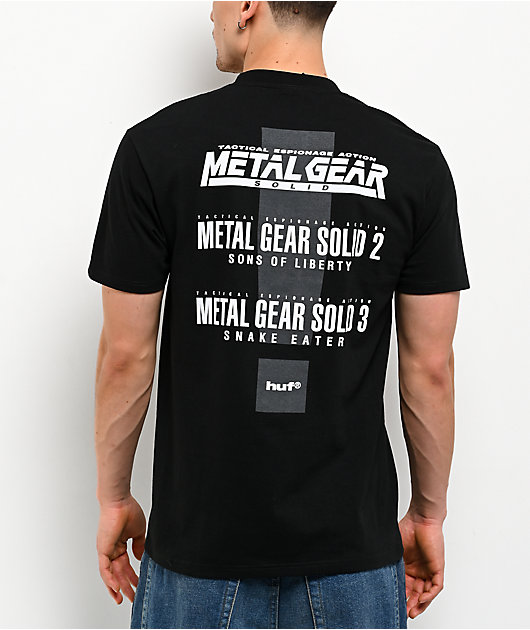 HUF x Metal Gear Solid Legacy Black T-Shirt | Zumiez