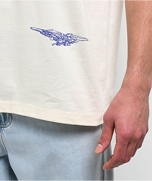 HUF x Mobile Suit Gundam Wing Heads Bone T-Shirt