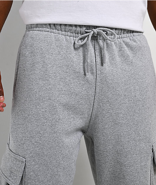 HUF x Pro Club Grey Cargo Sweatpants