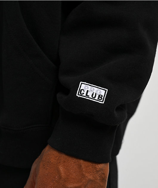 HUF x Pro Club Heavyweight Black Hoodie