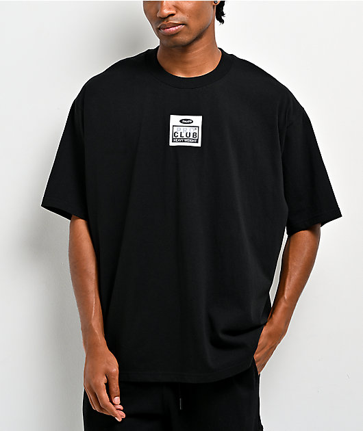 HUF x Pro Club Heavyweight Black T-Shirt