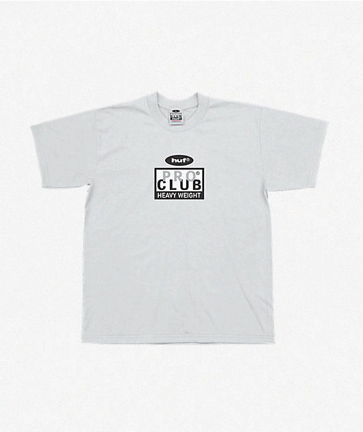 HUF x Pro Club Heavyweight White T-Shirt