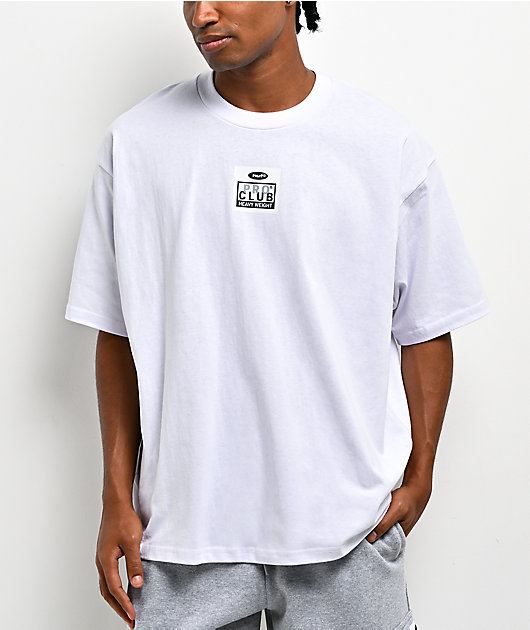 HUF x Pro Club Heavyweight White T-Shirt
