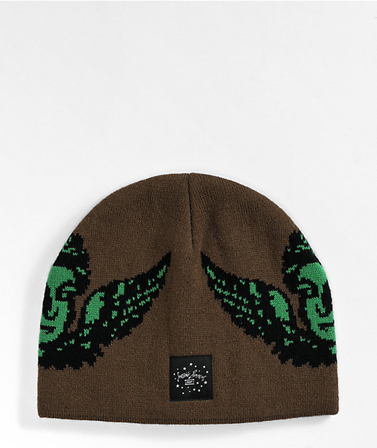 HUF x Smashing Pumpkins Brown Skull Cap Beanie | Zumiez