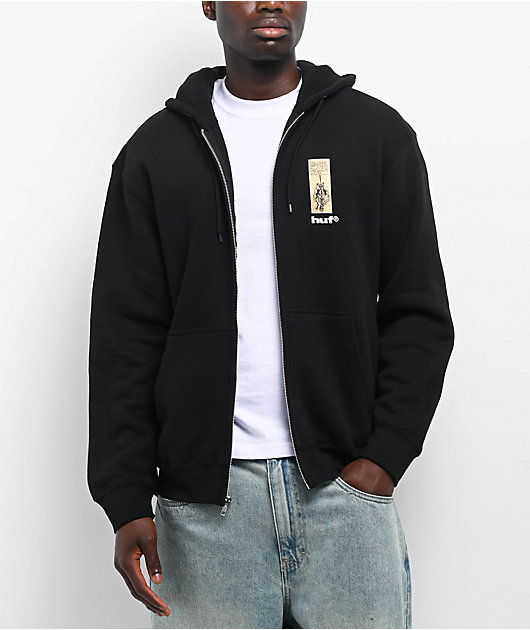 HUF x Spider-Man Arachknight Black Zip Hoodie