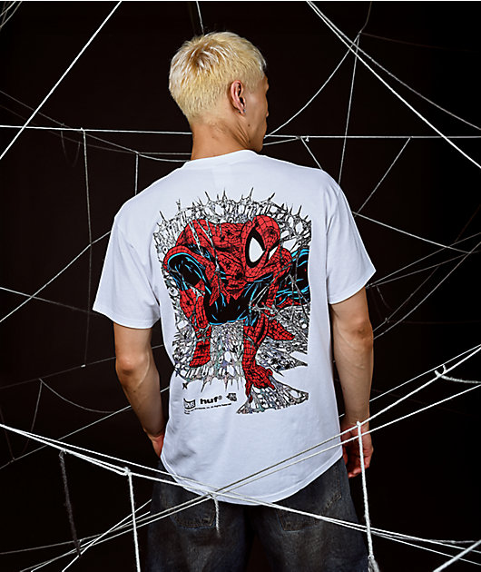 HUF x Spider-Man Arachknight White T-Shirt