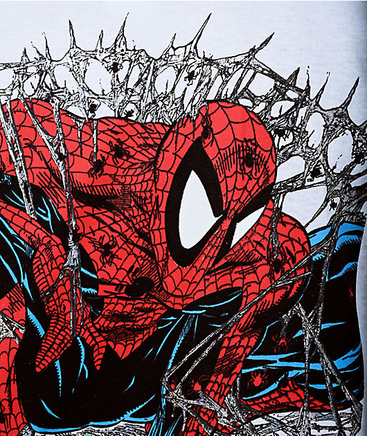 HUF x Spider-Man Arachknight White T-Shirt | Zumiez