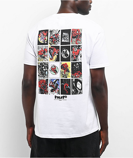 HUF x Spider-Man Collector White T-Shirt | Zumiez