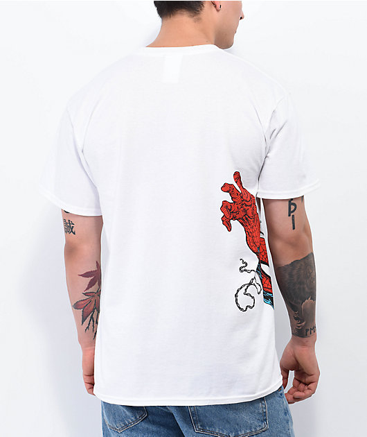 x Spider-Man Face White T-Shirt
