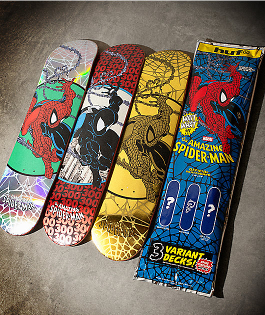 HUF x Spider-Man Issue 300 Blind Bag 8.25" Skateboard Deck