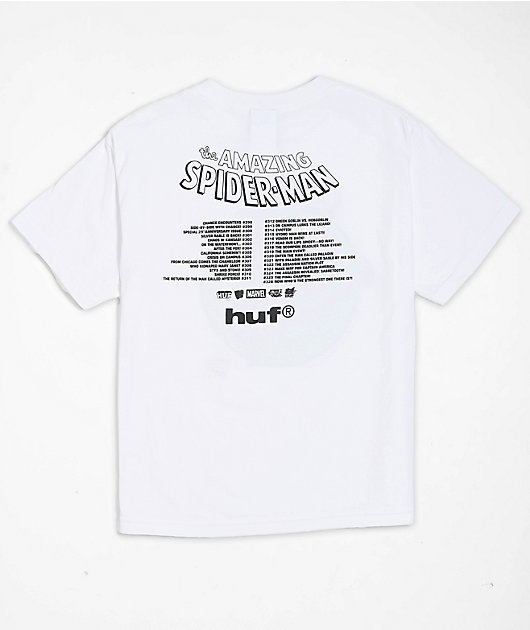 HUF x Spider-Man Kids Three Hundred White T-Shirt
