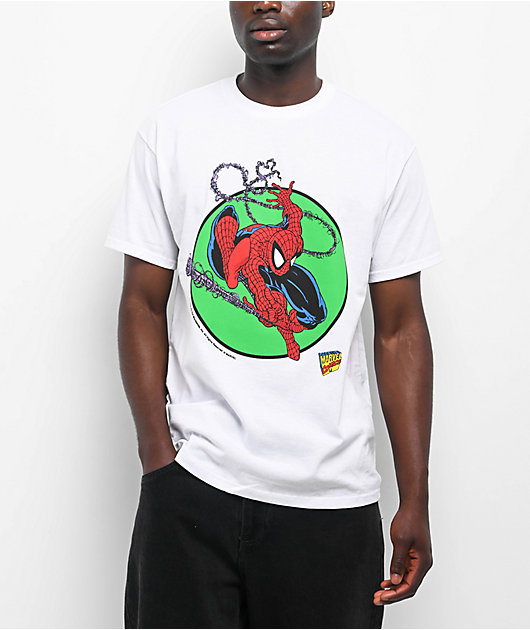 HUF x Spider-Man Three Hundred White T-Shirt