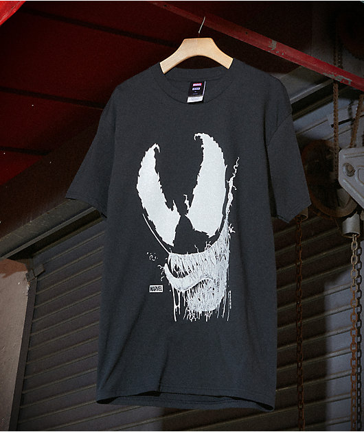 HUF x Spider-Man Vile Washed Black T-Shirt | Zumiez