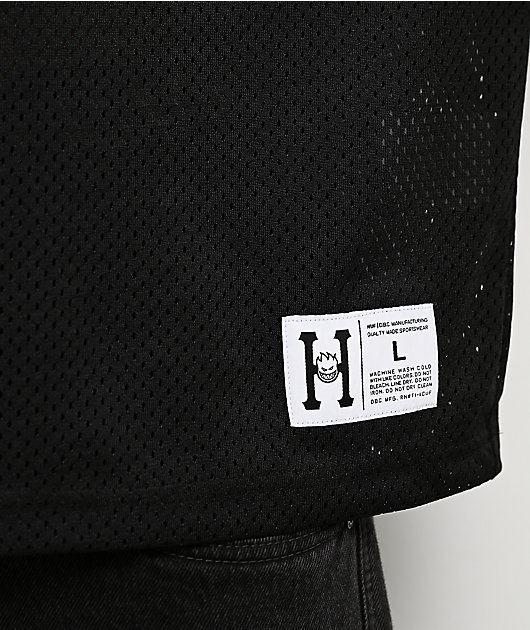 HUF x Spitfire Endzone Black Football Jersey