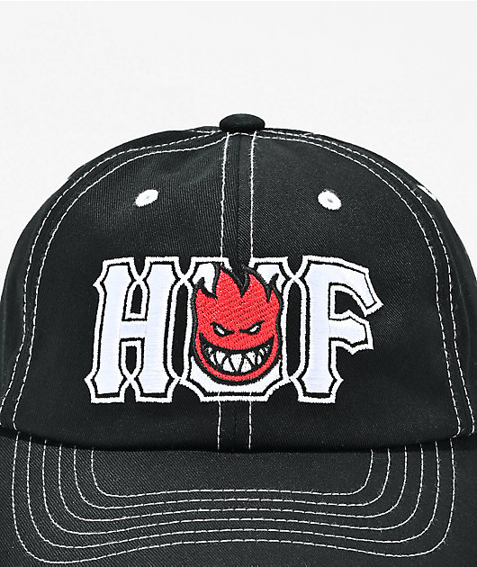 HUF x Spitfire Union Black Snapback Hat