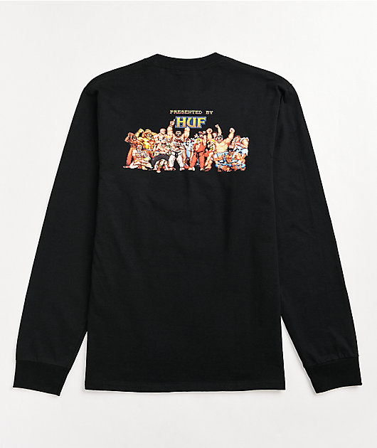 HUF x Street Fighter Ending Black Long Sleeve T-Shirt