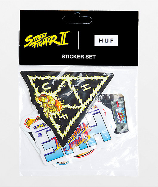 HUF x Street Fighter Sticker Pack