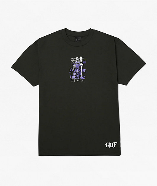 HUF x The Nightmare Before Christmas Black T-Shirt | Zumiez