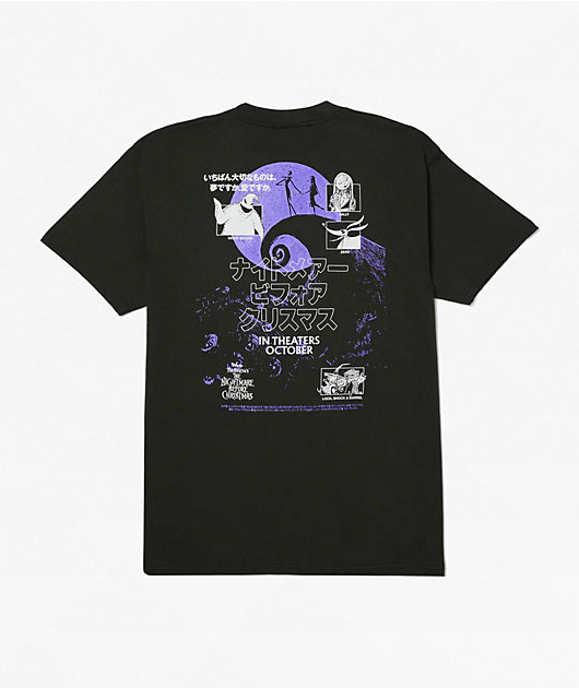 HUF x The Nightmare Before Christmas Black T-Shirt | Zumiez