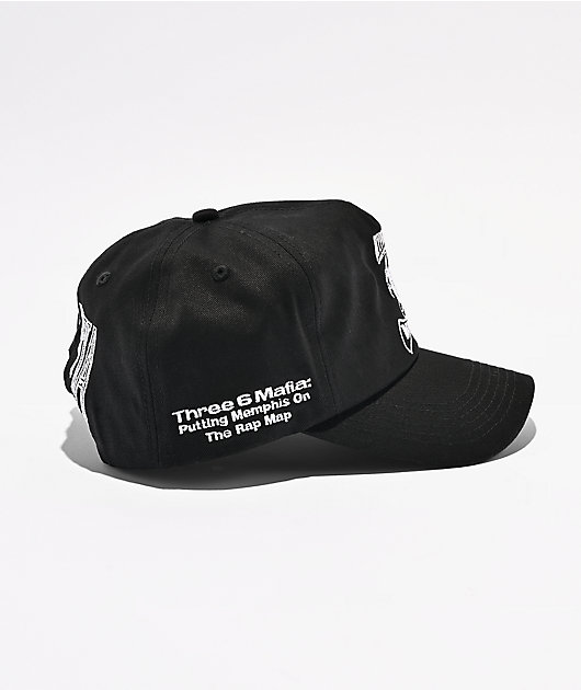 HUF x Three 6 Mafia Hypnotize Minds Black Snapback Hat