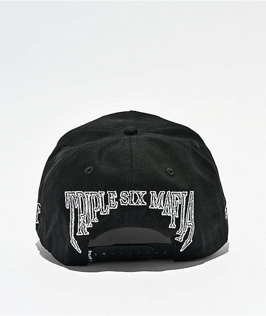 HUF x Three 6 Mafia Hypnotize Minds Black Snapback Hat